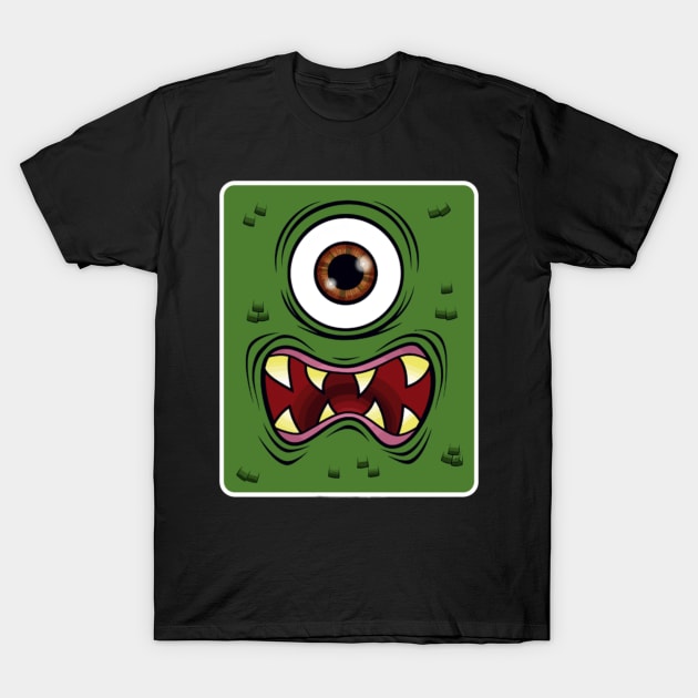 One eye Monster T-Shirt by tzolotov